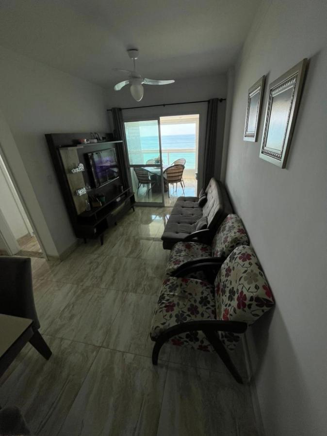 Mongagua Com Vista Para O Mar Pe Na Areia Exteriör bild